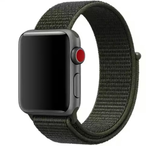 Army Green Sport Loop Band for Apple iWatch - Picture 4 of 6